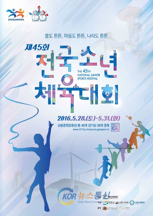 사진설명 : 제45회 전국소년체전 홍보물