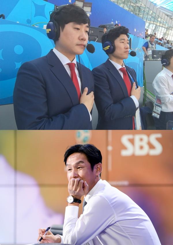 ▲ "SBS 월드컵" 박지성, 한국-스웨덴 아쉬운 결과에도 후배 선수들에게 따뜻한 격려 전해