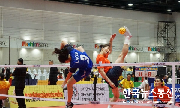 대한민국 여자 세팍타크로 대표팀이 태국 방콕에서 개최되는“2019 세계세팍타크로 선수권대회” 더블이벤트에서 동메달을 획득했다.