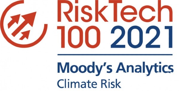 사진 : 무디스 애널리틱스가 2021 차티스 리스크 테크100의 기후 위험 부문상을 수상했다.
