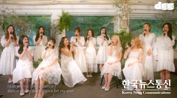 사진 : 그룹 이달의 소녀(LOONA)가 딩고 글로벌 채널 ‘LIVE DGG’와 만났다.